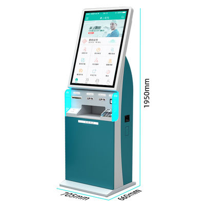 Quiosco de pantalla táctil de 32 pulgadas de autoservicio con impresora A5
