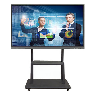 Monitoreo de pantalla táctil de 75 pulgadas pantalla de pared TV Android montada en un solo kiosco de pantalla táctil