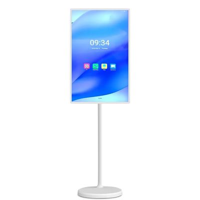Quiosco digital con pantalla táctil de 32 pulgadas con teclado integrado y Windows 10 para pantallas interactivas