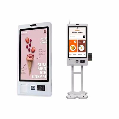 22 pulgadas de pantalla táctil de autoservicio de venta de quioscos de pago de quioscos con impresora de recibos