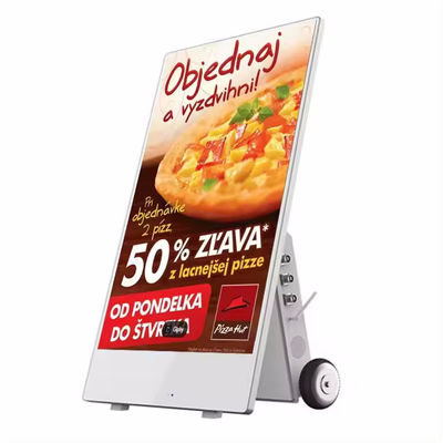 Pantalla de publicidad LCD de 43 pulgadas con resolución de 1920x1080 y brillo de 450 cd/m2 para señalización digital de alto impacto