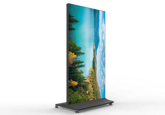 Pantalla publicitaria LCD de 75 pulgadas con ángulo de visión de 178°, brillo de 450cd/m² y relación de contraste de 3000:1 para señalización digital comercial