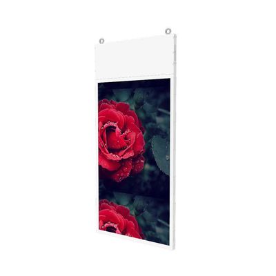 Cuadro de metal 43 pulgadas pantalla LCD de publicidad doble pantalla 1920x1080 700nits