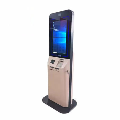 Quiosco de autocontrol con diseño personalizado y identificación de huellas dactilares e impresora