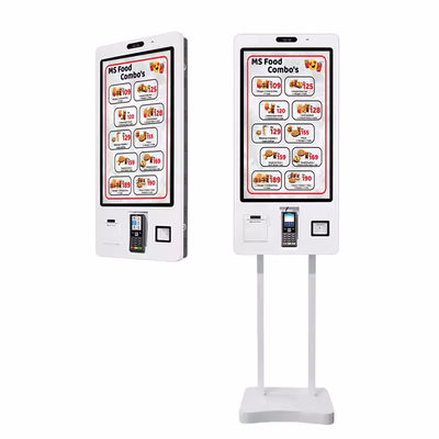 Quiosco de autoservicio para montaje en pared o sobremesa con escáner 1D/2D integrado y pantalla LCD de 22/24/32 pulgadas