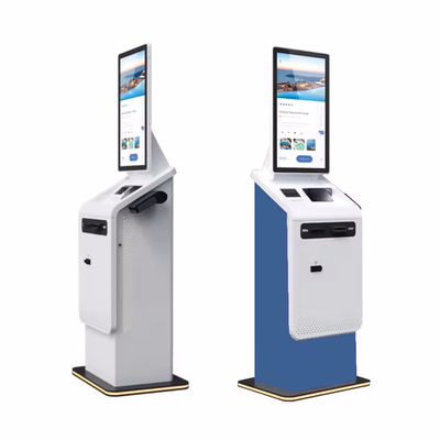 21.5 Quiosco de autoservicio con pantalla táctil y dispensador de tarjetas de identificación de trastorno