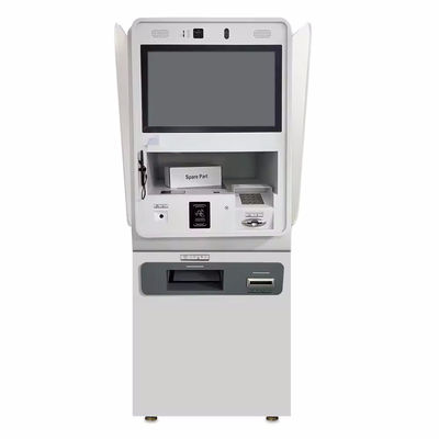 Quiosco de autoservicio con reconocimiento facial y escáner 1D/2D para catering y aeropuertos con marca personalizable