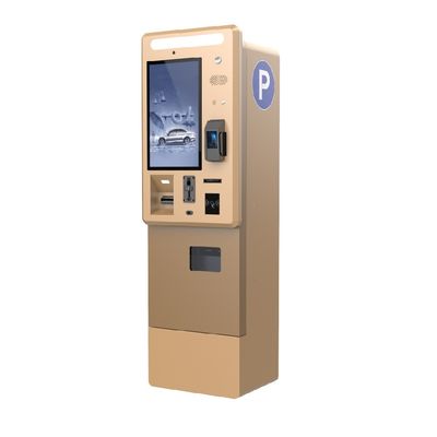 Quiosco de autoservicio con pantalla táctil interactiva de Shareme conectado a WiFi con opciones de pago múltiples