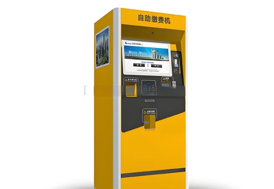 Quiosco de aparcamiento de autoservicio de pantalla táctil de 15 pulgadas con bajo mantenimiento y compatibilidad para varios sistemas operativos