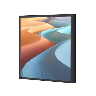 33.2 pulgadas de pantalla LCD de publicidad Construcción metálica para pantalla cuadrada Ratio1:1