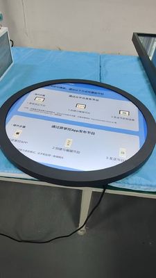 23Pantalla de publicidad LCD de 1 pulgada con entrada HDMI/VGA/AV/USB y brillo de 350 cd/m2 para señalización digital