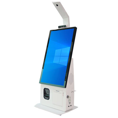 POS Kiosk Sistema todo en uno con pantalla táctil capacitiva Impresora térmica de 80 mm y lector de tarjetas NFC para el pago de autoservicio