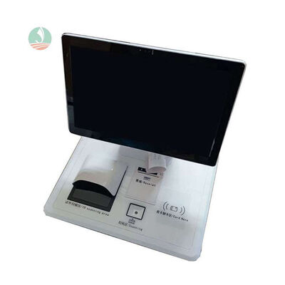 Quiosco de autochequeo con pantalla táctil capacitiva de 10 puntos tamaño personalizado y servicio OEM / ODM para hoteles y albergues