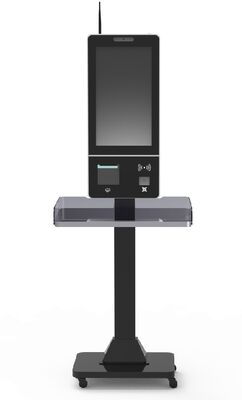 Quiosco de autoservicio con pantalla táctil capacitiva de 10 puntos, resolución de 1920x1080 y montaje en pared