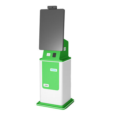 Quiosco de pago de autoservicio con conectividad Wi-Fi, pantalla táctil, impresora y acabado con recubrimiento en polvo RAL para terminal de acceso público