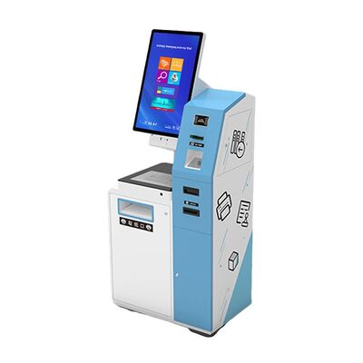 Quiosco de autoservicio con pantalla táctil de 10 puntos de capacidad Color personalizado y piso de pie Montaje en la pared Instalación en el mostrador
