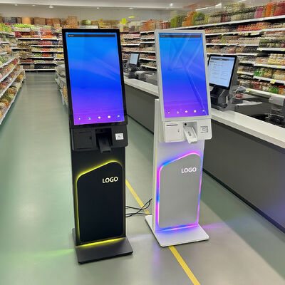Quiosco de autoservicio de pantalla táctil de 27/32 pulgadas para pedidos y uso interactivo