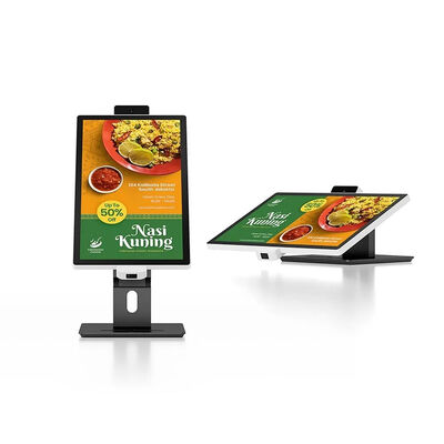 21Quiosco de auto-pedidos con pantalla táctil de 5 pulgadas con toque capacitivo de 10 puntos y resolución de 1920x1080 para restaurantes de comida rápida