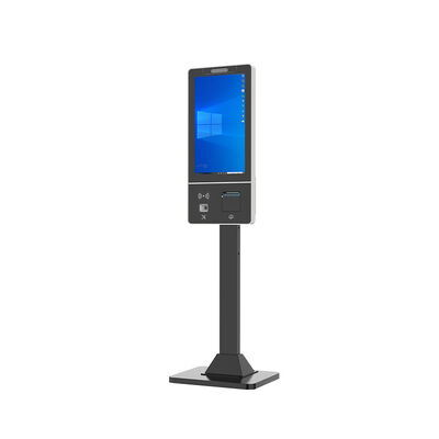 Quiosco de autoservicio con resolución de 1920x1080 Intel Core I5 y montaje en la pared para un sistema de pedidos eficiente