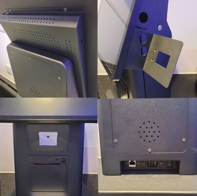 21.5 Inch Capacitive Touch 10 Point Self Service Kiosk with Thermal Printer and POS Bracket