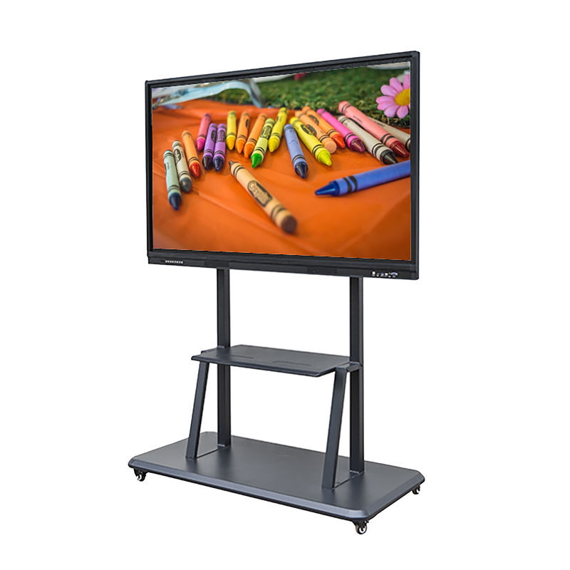Tabla digital interactiva de 85 pulgadas con toque infrarrojo y resolución de 3840x2160 para salas de reuniones y escuelas