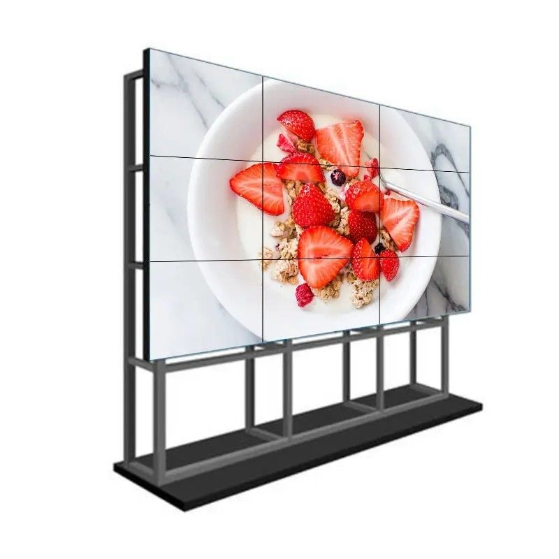 Pantalla LCD de 55 pulgadas con resolución 4K y bisel estrecho para aplicaciones de videowall