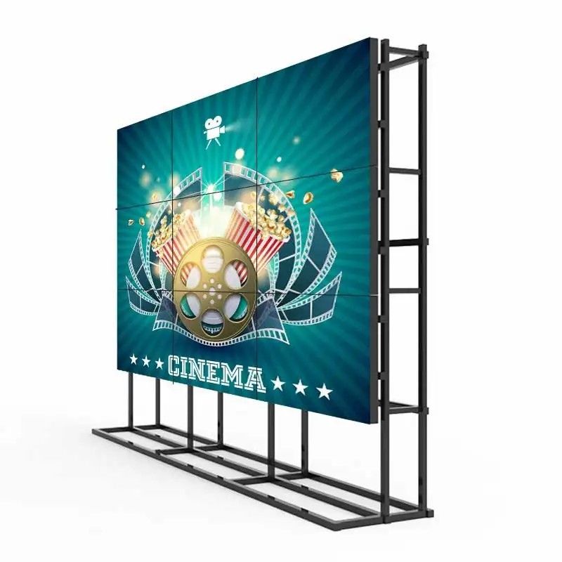 Pared de TV LCD comercial de 46 pulgadas de 1,8 mm Pared de publicidad en pie