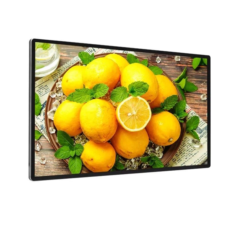 Pantalla de publicidad LCD de 98 pulgadas montada en la pared con resolución de 1920 x 1080 y protección IP55 IP65