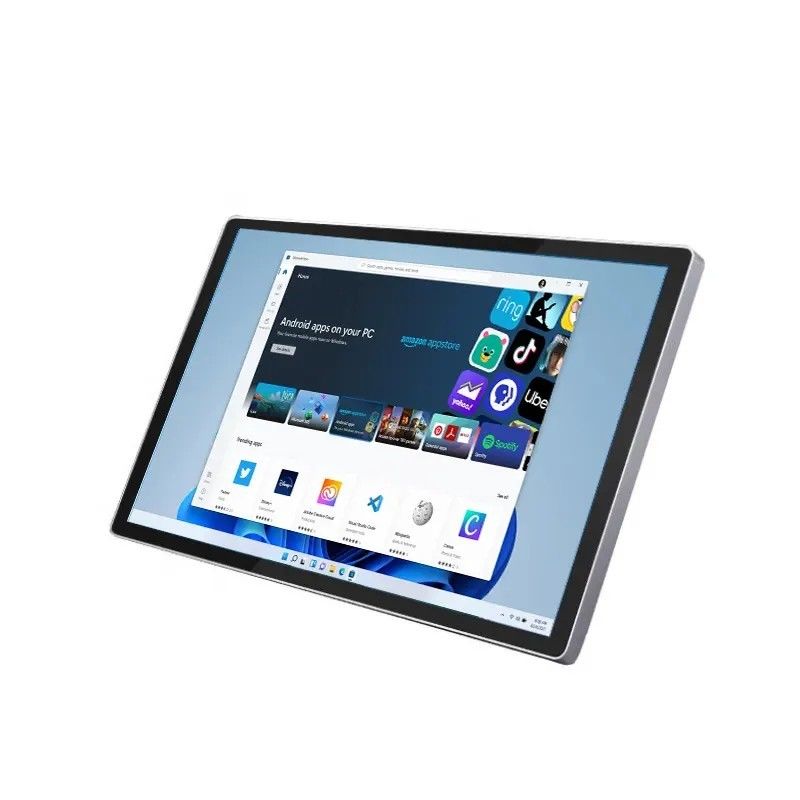 Quiosco de pantalla táctil de montaje en pared de 21,5 pulgadas con procesador de alto rendimiento y pantalla todo en uno