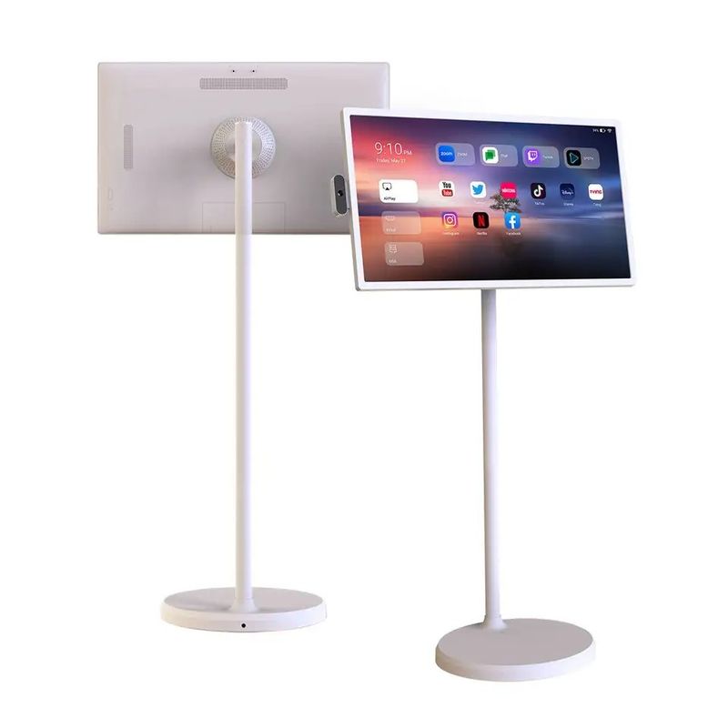 Android OS Smart Digital Kiosk pantalla táctil móvil inalámbrico incorporado en la batería de 32 pulgadas