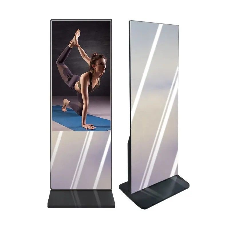 Gimnasio en interiores Smart Magic Mirror pantalla táctil de 43 pulgadas pantalla digital Android