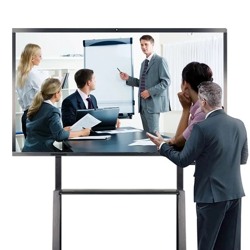 Pizarra Interactiva Digital 4K Ultra HD de 85 pulgadas con Videoconferencia para Salas de Reuniones