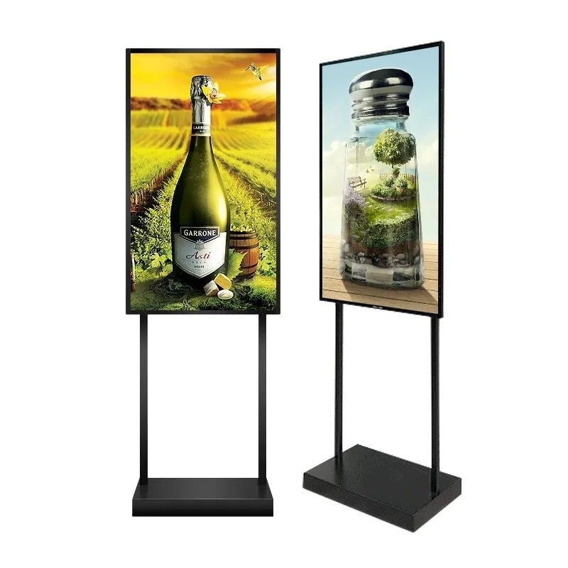 Display publicitario de alta luminosidad de 200W para ventanas de 55 pulgadas 16:9