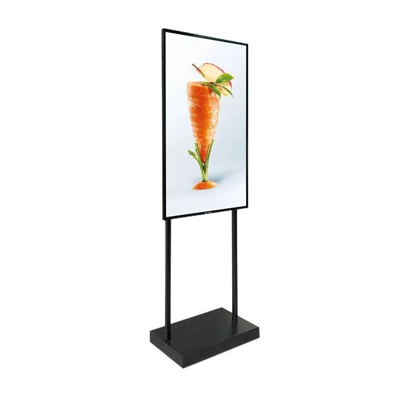 Display publicitario de 43 pulgadas de alto brillo Digital Signage con 200W de potencia y 1000cd/m2 de brillo