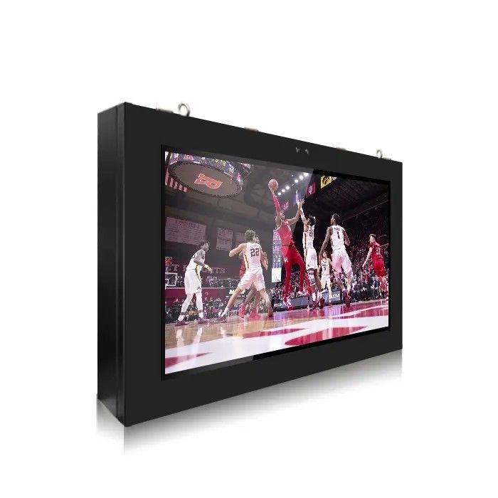 Pantalla de publicidad montada en pared para exteriores de 43 pulgadas con brillo de 2500cd/m2 y red 4G Android