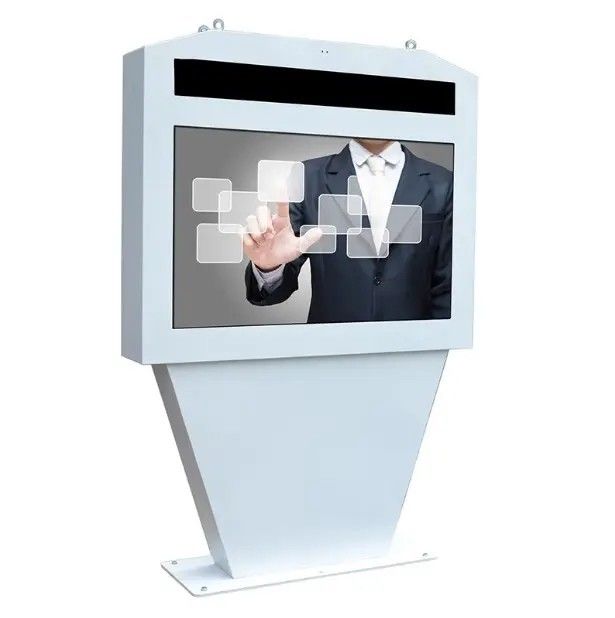 16:9 Piso de pie de la pantalla de publicidad al aire libre 55 pulgadas Wifi Android Player