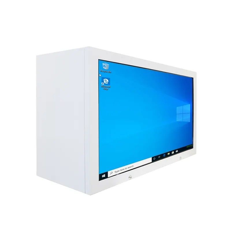 Exhibidor LCD Transparente de Alta Transparencia de 50 Pulgadas con Caja de Pantalla Táctil con Sistema Android