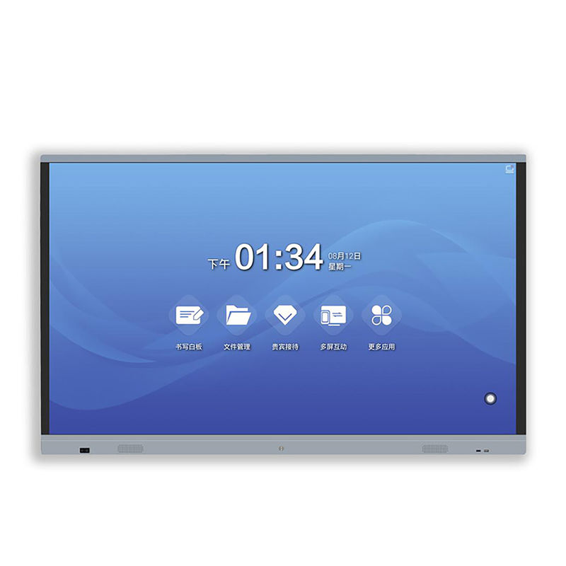 Monitor de pantalla táctil de infrarrojos de 65 pulgadas portátil todo en uno quiosco táctil 350 Cd / M2