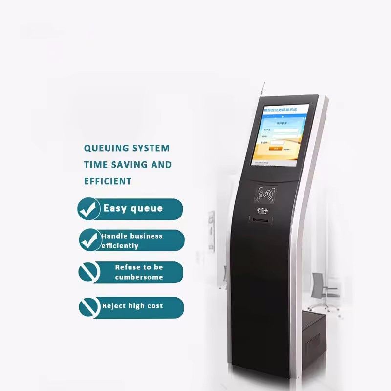 Kiosco digital de pantalla táctil con pantalla de 19 pulgadas y SSD de 128 GB para autoservicio interactivo