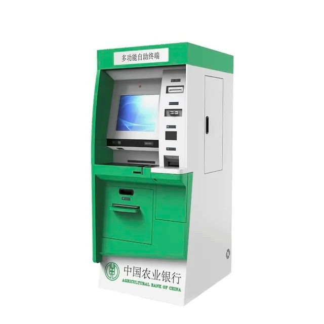Quiosco de auto-pedidos con pantalla táctil personalizable con emisión de tarjetas y aceptador de efectivo