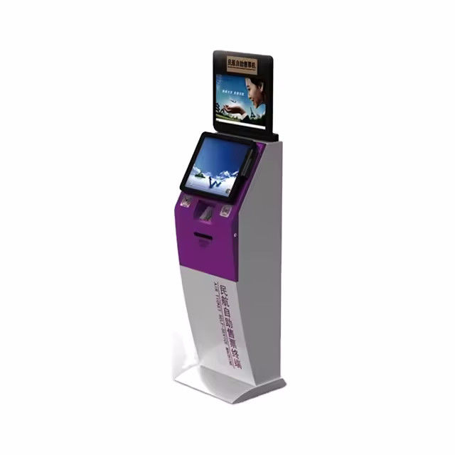 Quiosco de pantalla táctil personalizado de doble pago auto-pedido para hotel y cine