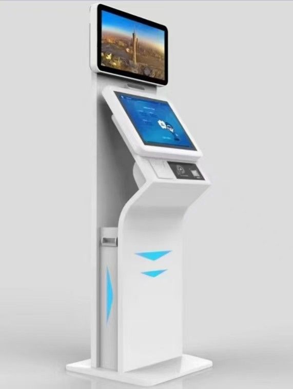 Quiosco de autoservicio de pantalla táctil Shareme con software personalizable y escáner de pasaportes en tamaños de 22 pulgadas / 27 pulgadas / 32 pulgadas