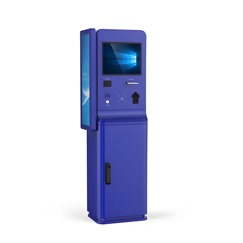 Quiosco de autoservicio con pantalla táctil con software personalizable, bajo mantenimiento y funcionalidad de pagos múltiples